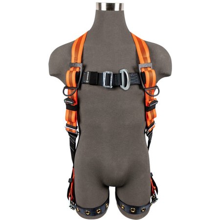 SAFEWAZE Full Body Harness, Vest Style, Universal FS99185-EFD